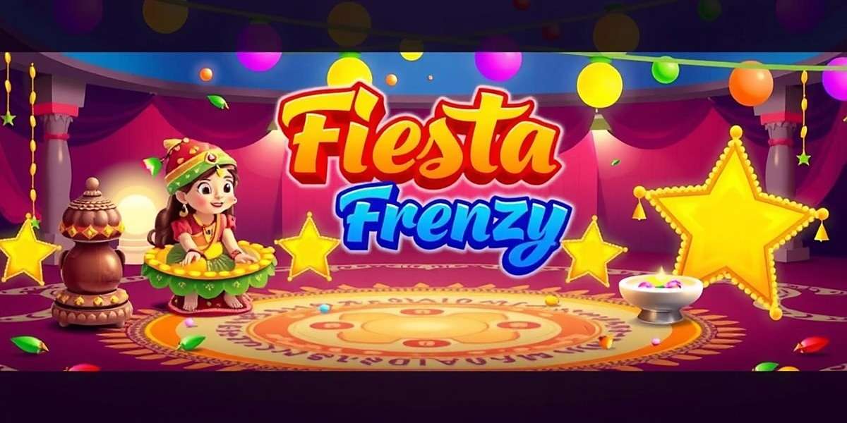 Fiesta Frenzy - The Ultimate Indian Festival Gaming Experience Fiesta Frenzy game cover showing colorful Indian festival celebrations with lights, rangoli and traditional服饰